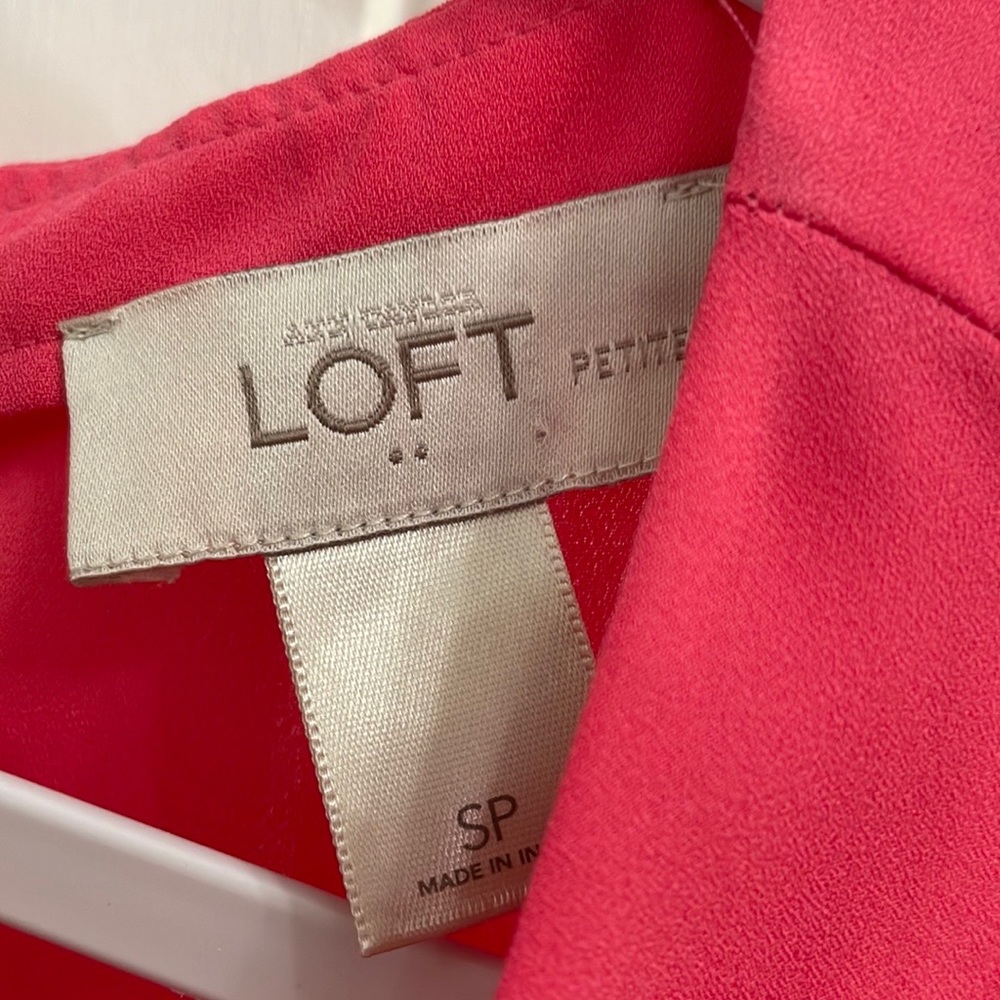 Loft pink top. SP - Picture 3 of 6